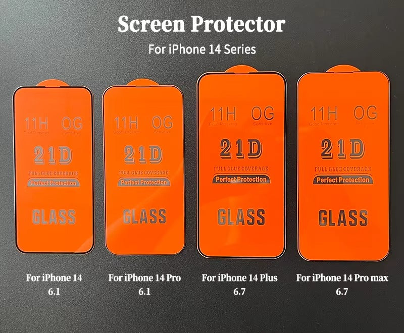 Full Covered 11H 21D Tempered Glass Screen Protector