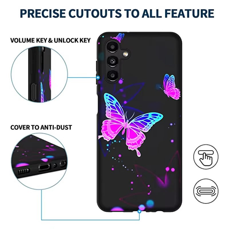 Water Sticker Pattern PC Protective Phone Case