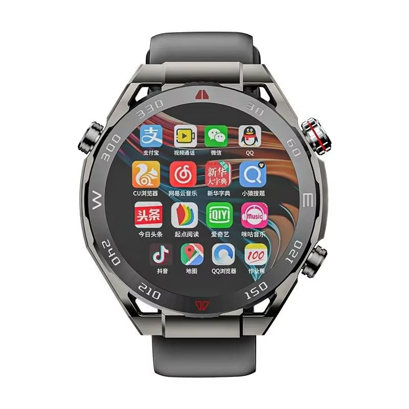 VP600 4G Android Sport Smart Watch (2024): 4GB+64GB, 800mAh, AMOLED, SIM call