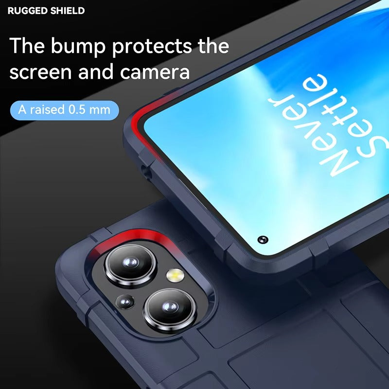 Rugged Shield Soft Rubber Shockproof Phone Case