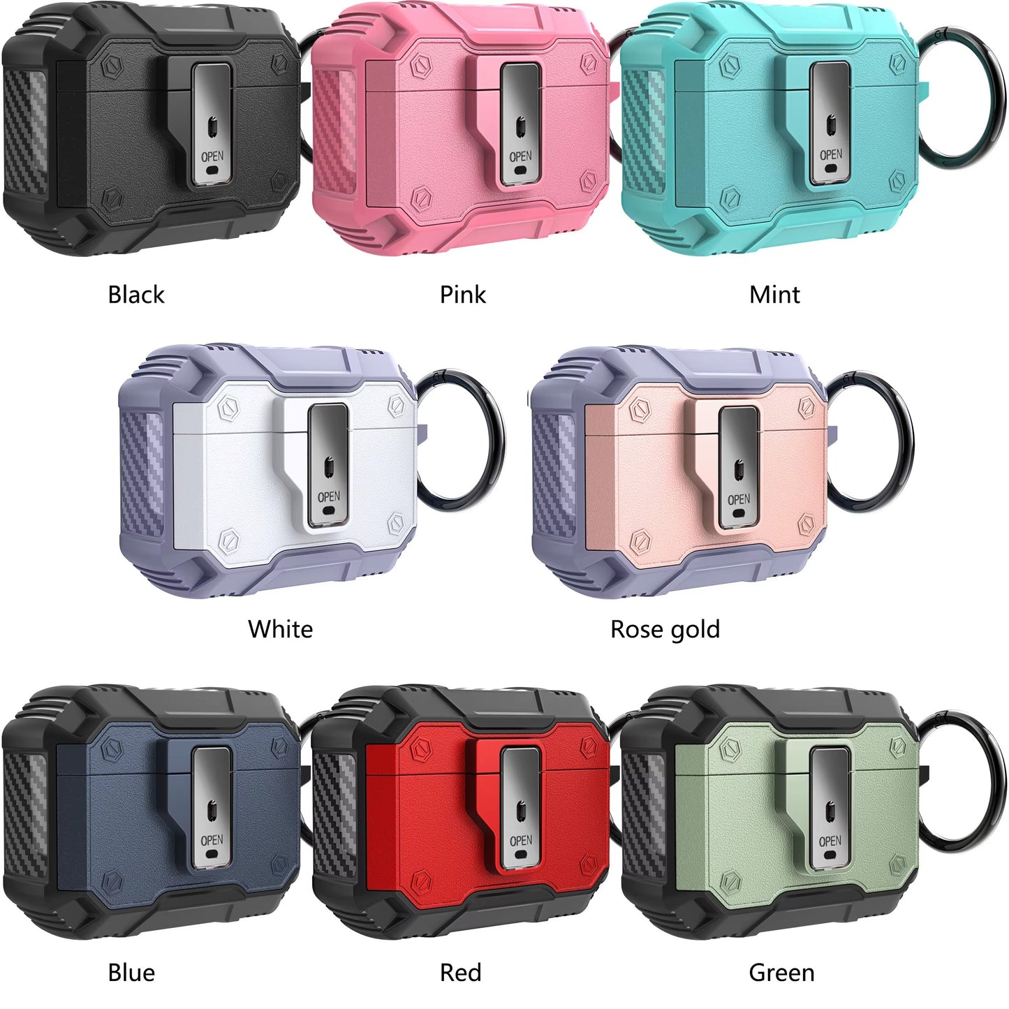 New Style Explosion-proof & Anti-fall Earbuds Case