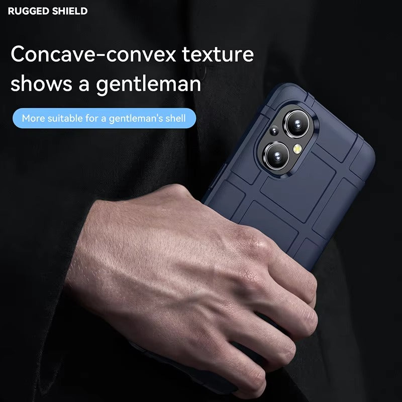 Rugged Shield Soft Rubber Shockproof Phone Case