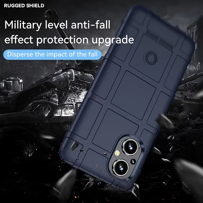 Rugged Shield Soft Rubber Shockproof Phone Case