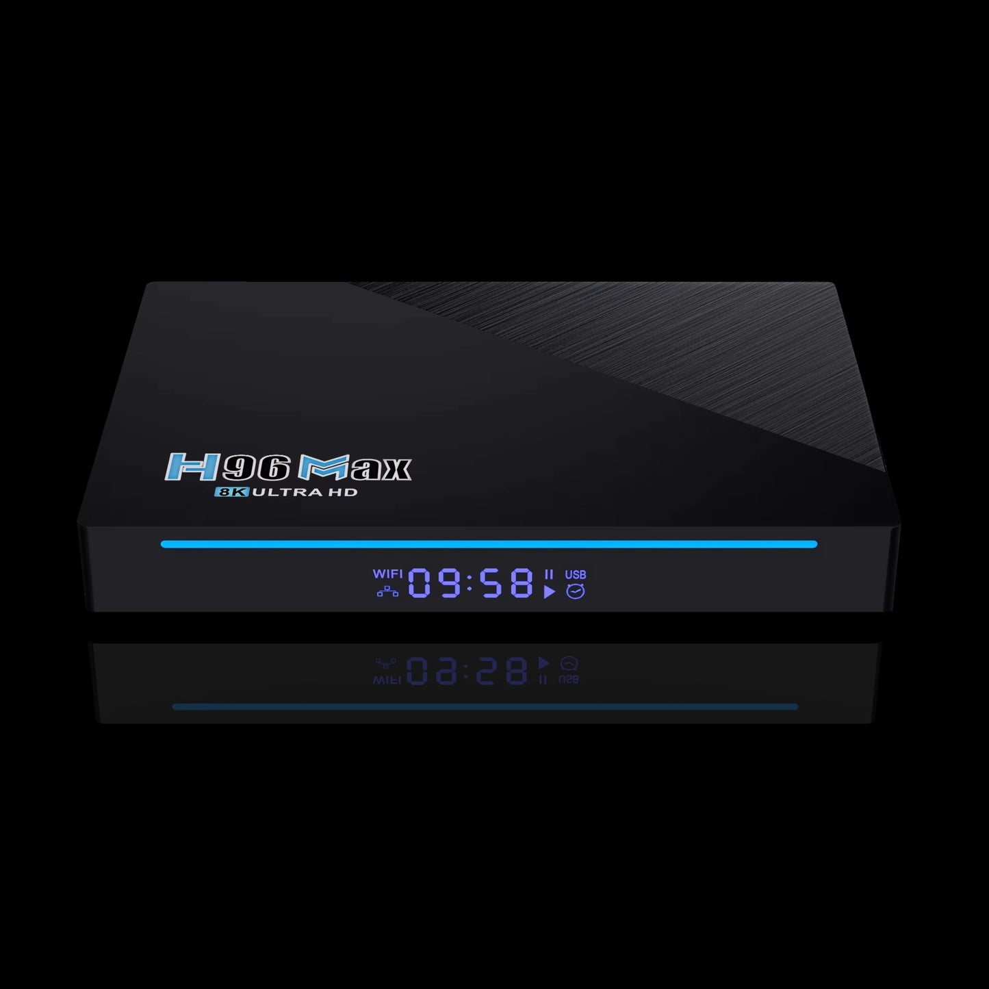 Set-up Box supports 4K ULTRA HD, Infrared, 10bit HDR, with RK3566, Android 10, 4GB RAM.