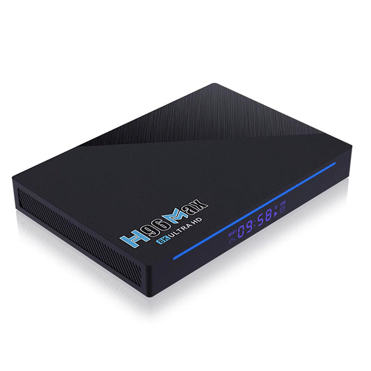 Set-up Box supports 4K ULTRA HD, Infrared, 10bit HDR, with RK3566, Android 10, 4GB RAM.